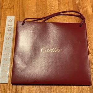 Cartier gift bag with card